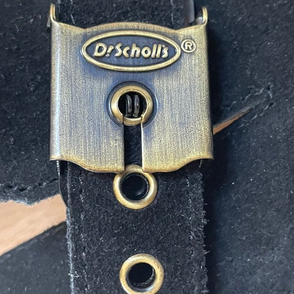 Dr. Scholl's Original Collection Black Suede Clogs - Picture 6 of 12